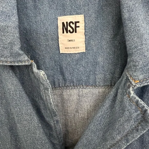 NSF Blue Lightweight Denim Shailey Two-Piece Set - Picture 4 of 7